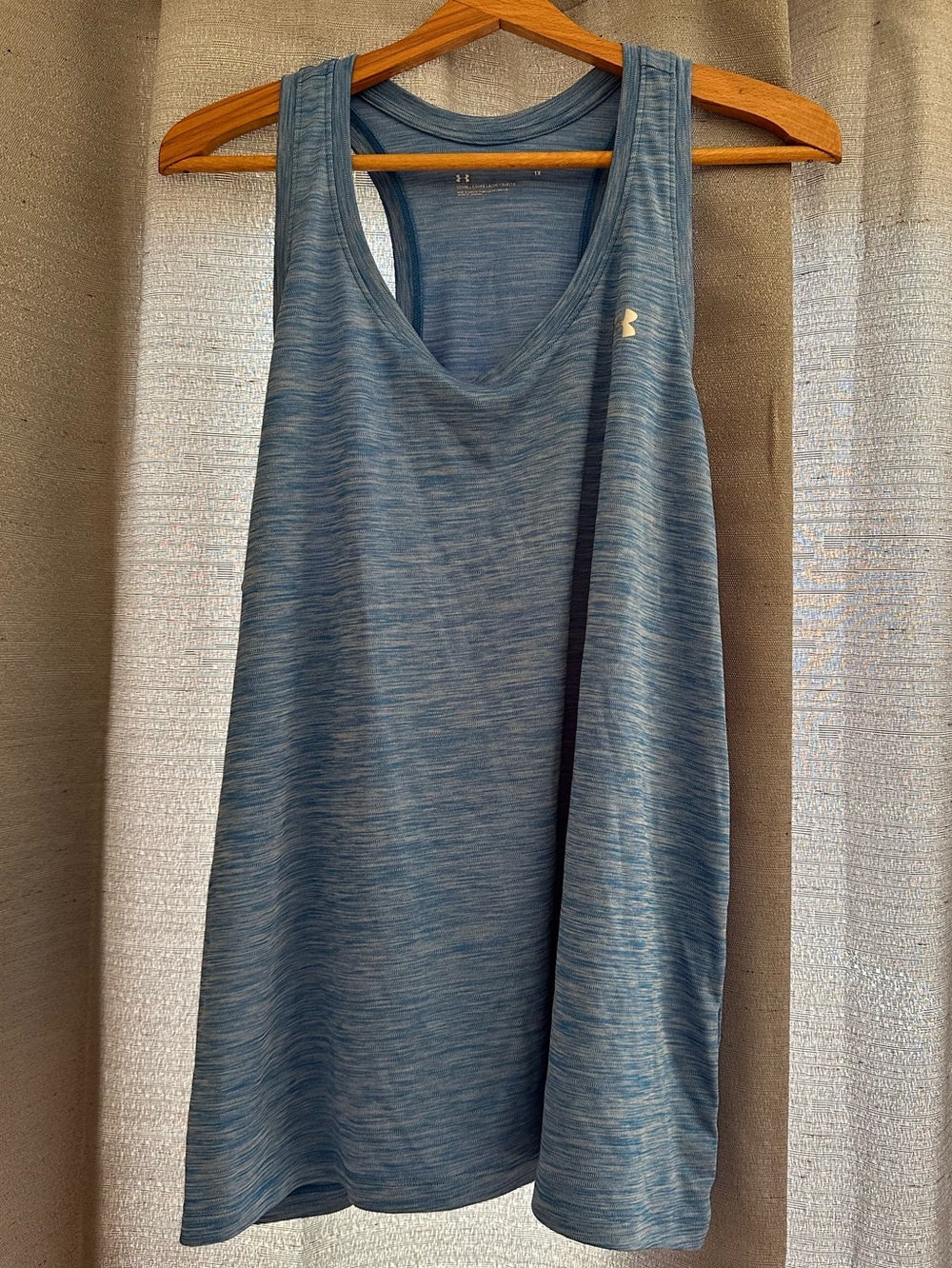 Under Armour Blue Heathered Racerback Tank